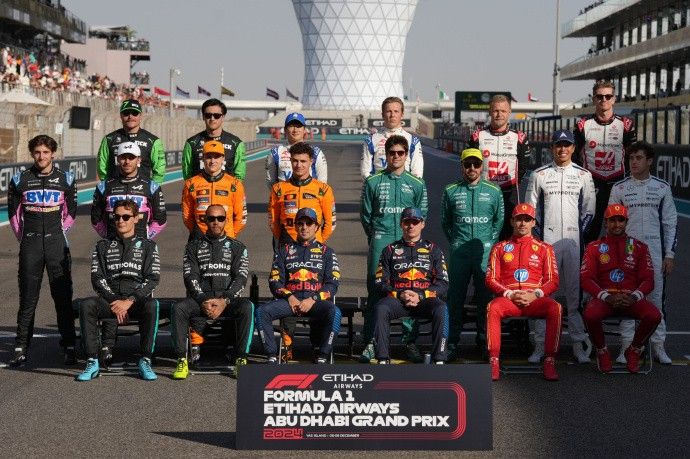 【一图流】2024赛季F1车手年终大合影
