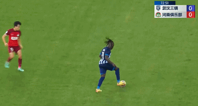 ⚽中超战报：徐浩峰替补染红 若卡90分钟绝杀 武汉三镇1-0十人河南