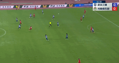 ⚽中超战报：徐浩峰替补染红 若卡90分钟绝杀 武汉三镇1-0十人河南